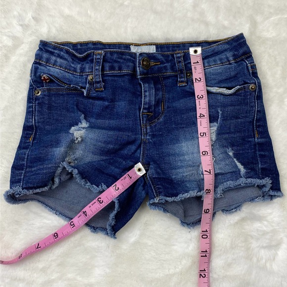 Hudson Kids Destructed Denim Shorts - Picture 5 of 6